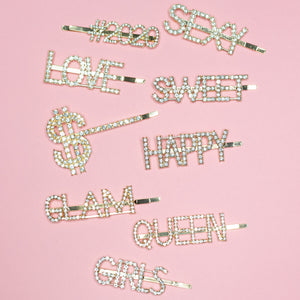 DIAMOND PRINCESS HAIR CLIPS
